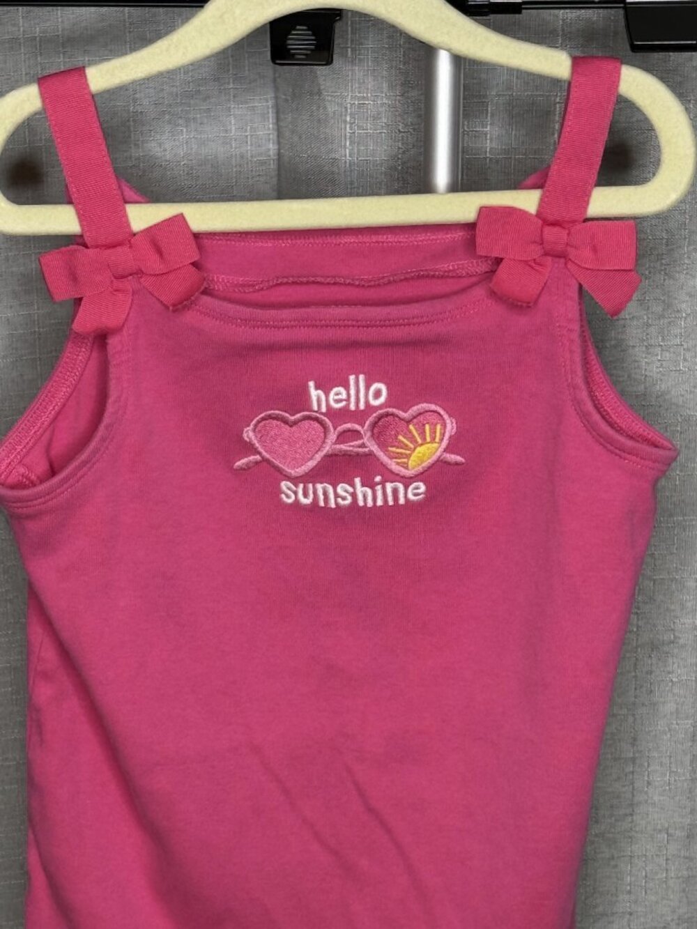 Gymboree - Girls Hello Sunshine Ribbon Tank Top - Size 7